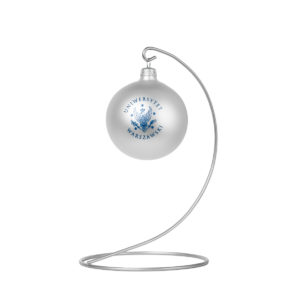 Christmas bauble on stand