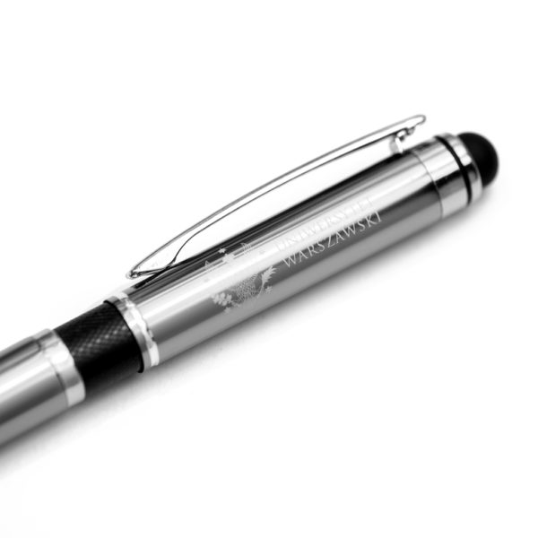 Chrome pen with touch-screen tip