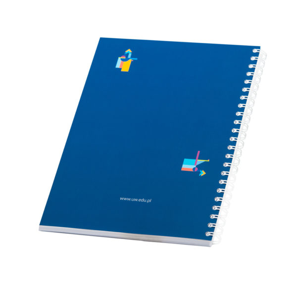Notebook with UW gate motif, A4 format